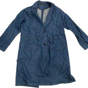 Momokrom chambray trench jacket